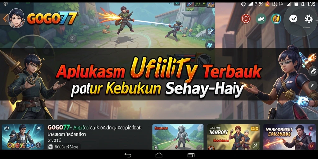Tampilan antarmuka GOGO77 yang sederhana dan fungsional.