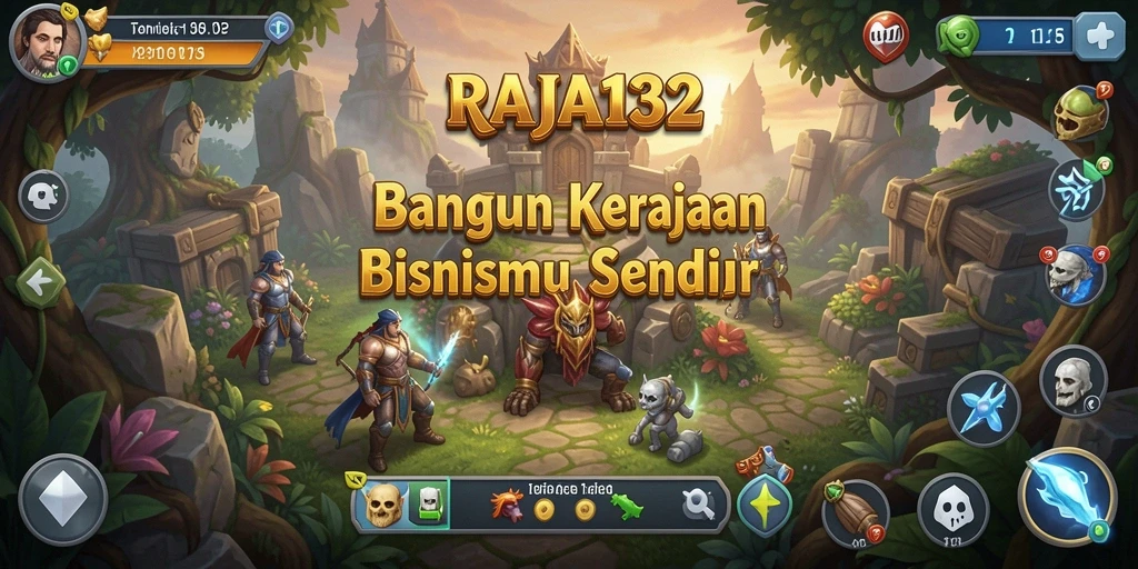 Gameplay seru membangun kerajaan bisnis di RAJA132.