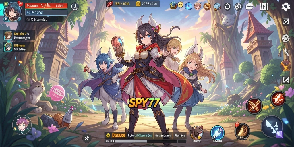 Tampilan gameplay SPY77 yang menakjubkan dan penuh aksi.
